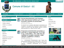 Tablet Screenshot of comune.gesturi.vs.it